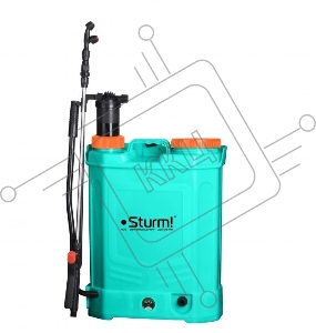 Опрыскиватель Sturm GS8216BM садовый ранцевый аккумуляторный с ручной подкачкой, 16л [GS8216BM]