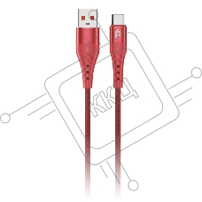 Кабель Alteracs USB-Type C FT01-AC текстиль Red