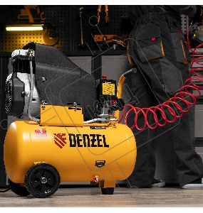 Компрессор DENZEL воздушный DLC1300/24 безмасляный 1,3 кВт, 24 литра, 206 л/мин/ 58171