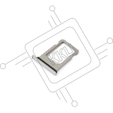 Лоток для SIM-карты Apple IPhone XS белый