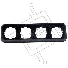 Ovivo Рамка 4-местн. ЛОФТ (LOFT), черный, 404-010008-228