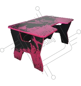 Игровой стол чёрно-фиолетовый Generic Comfort Gamer2/VS/NV (ЛДСП Е1,150 x 90 x 75)