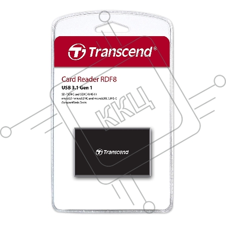 Считыватель карты памяти Transcend USB 3.0 Transcend All-in-1 Multi Card Reader, Black