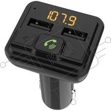 Автомобильный FM-модулятор Ritmix FMT-A880 черный MicroSD BT USB (80001662)