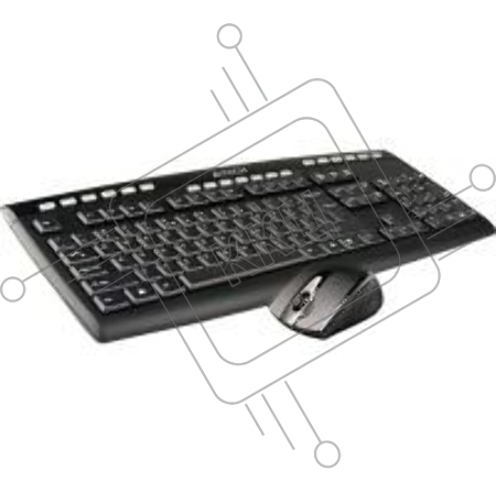 Клавиатура + мышь A4TECH 9200F USB (черный), 2.4G наноприемник