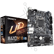 Материнская плата H410 S1200 MATX H410M H GIGABYTE