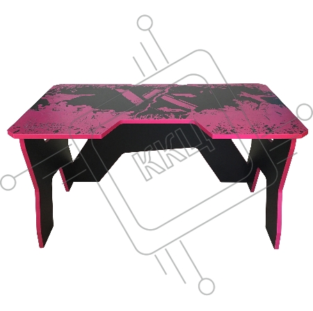 Игровой стол чёрно-фиолетовый Generic Comfort Gamer2/VS/NV (ЛДСП Е1,150 x 90 x 75)