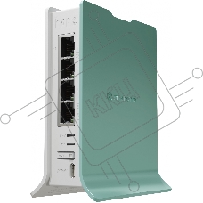 Роутер беспроводной MikroTik hAP ax lite (L41G-2AXD) AX600 10/100/1000BASE-TX голубой