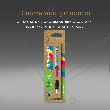 Ручка перьевая Parker Jotter Originals F60 (2096860) Magenta M сталь нержавеющая блистер