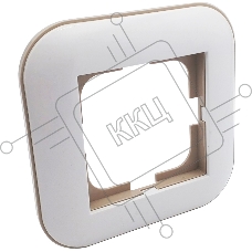 Ovivo Рамка 1-местн. ЛОФТ (LOFT), белый/крафт, 404-010006-096
