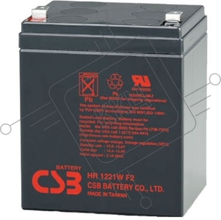 Батарея CSB HR 1221W (12V, 5Ah) F2