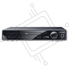 Плеер DVD Hyundai H-DVD200 черный Караоке ПДУ