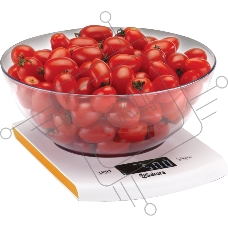 Весы кухонные Sakura SA-6068A 7кг элек бел/оранж