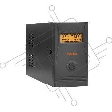 Источник бесперебойного питания ExeGate EP285478RUS Power Smart ULB-850.LCD.AVR.EURO.RJ.USB<850VA/480W, LCD, AVR, 2 евророзетки, RJ45/11, USB, Black>