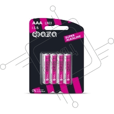 Элемент питания алкалиновый LR03 Super Alkaline BL-4 (уп.4шт) ФАZА 4895205000254