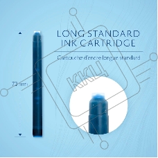 Картридж Waterman Standard (CWS0110860) Serenity Blue чернила для ручек перьевых (8шт)