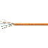 Кабель витая пара UTP (U/UTP) Cabeus UTP-4P-Cat.5e-SOLID-LSZH-100 категория 5e, 4 пары (24 AWG), одножильный, оранжевый, LSZH, нг(А)-HF, (100 м)