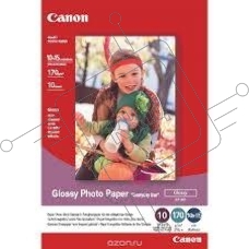 Фотобумага CANON   Глянцевая, 210г/м2, A6 (10X15), 100 л.