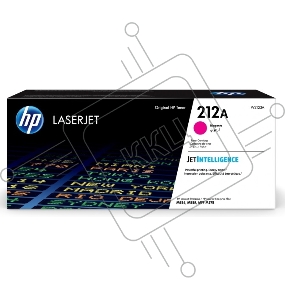 Картридж Cartridge HP 212A для CLJ Enterprise M554/M555/M578 , пурпурный ( 4 500 стр.)