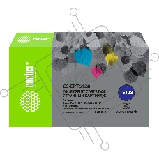 Картридж струйный Cactus CS-EPT6128 (T6128) черный матовый (220 мл) для Epson Stylus PRO 7880/9880