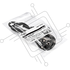 Кабель питания ExeGate Power PC-1P (Евровилка угловая Schuko->C13, VDE-250V-3*0.5mm2, медь, черный, 6A, 1м)