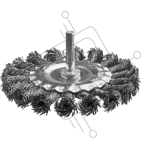 Щетка дис для дрели MIRAX жгутированная стальная проволока 0 5 мм d=100 мм 35146-100 35146-100