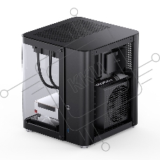 Корпус без блока питания Корпус JONSBO TK-1 Black 2.0 MATX без БП, mini-ITX, micro-ATX, черный