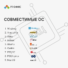 Р7-Офис Для дома лицензия на 1 год, на 1 пользователя. (карточка)