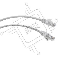 Шнур комм. Cabeus, кат. 5е, экр., F/UTP, RJ45/RJ45, PVC, AWG24, 1м, серый