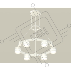 Светильник Ambrella light XR92031203/6 SWH/FR белый песок/белый матовый GX53 (A9203, C9231, N8477)