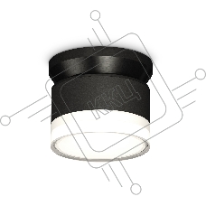Светильник Ambrella Light XS8102052 SBK/FR/CL черный песок/белый матовый/прозрачный GX53 (N8902, C8102, N8399)