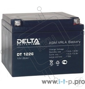 Батарея Delta DT 1226 (12V, 26Ah)