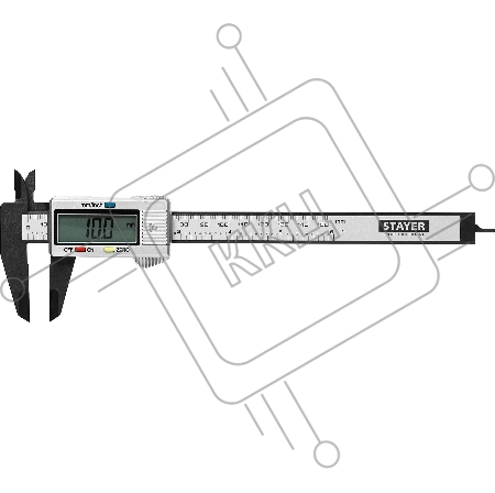 Штангенциркуль STAYER 34411-150 MASTER  электронный, шаг измерения 0,1, 150мм