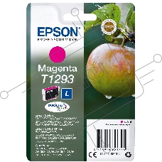 Картридж струйный Epson T1293 (C13T12934012/C13T12934011/C13T12934010) пурпурный (7 мл) для SX420/425/525WD/B42WD/BX320FW