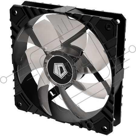 Вентилятор ID-COOLING WF-12025-SD-K 120x120x25мм (80шт./кор, 1600об/мин, Black)  BOX