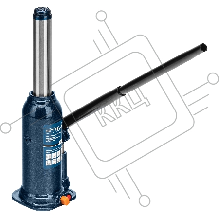 Домкрат гидравлический бутылочный, 6 т, h подъема 207-404 мм// Stels