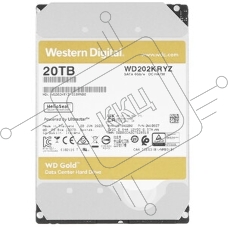 Жесткий диск HDD WD Gold 20Tb 7200rpm SATA 512Mb 3.5