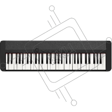 Синтезатор Casio CT-S1BK черный
