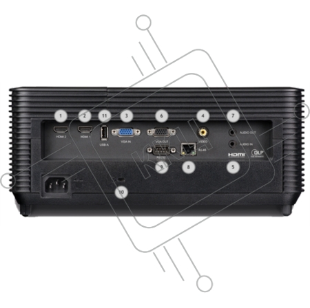 Проектор INFOCUS IN2139WU DLP, 4500 ANSI Lm,WUXGA,28500:1,1.12-1.47:1, 3.5mm in,Composite video,VGAin,HDMI 1.4aх3(поддержка 3D), USB-A (для SimpleShare и др.),лампа 15000ч.(ECO mode),3.5mm out,Monitor out(VGA),RS232,RJ45,21дБ,3,2 кг