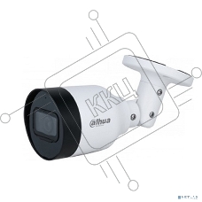 Уличная цилиндрическая IP-видеокамера DAHUA DH-IPC-HFW1839TCP-A-IL-0360B-S6 SmartDualLight 8Мп, 1/2.7” CMOS, объектив 3.6мм, обнаружение людей, микрофон, ИК 30м, LED 30м, IP67, металл/пластик