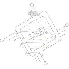 Подвесной светодиодный светильник Ambrella light FL5511/3+9 WH белый 90W 3000K/4200K/6400K D800/600/400*1300 (без ПДУ)