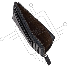 Чехол для кредитных карт The Bridge Ludovico 01310601/7R черный натур.кожа