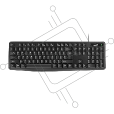 Клавиатура Genius Smart KB-117 проводная, USB, черный