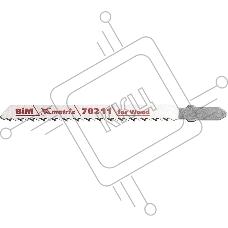 Полотна для электролобзика по дереву, 3 шт. T101BF, 75 x 2,5мм, Bimetal Matrix