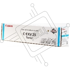 Картридж лазерный CANON C-EXV20 TONER CYAN синий (35000 стр.) для Canon imagePRESS C6000VP/ 7000VP