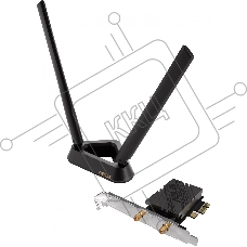 Сетевой адаптер Wi-Fi + Bluetooth Asus PCE-BE92BT BE9400 PCI Express (ант.внеш.несъем.) 2ант.