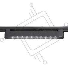 Трековый однофазный светильник Ambrella light GL6709 BK черный IP20 20W 4200K 24° 323*35*57