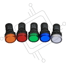 Лампа AD22DS(LED) матрица 22мм 230В зел. КЭАЗ 238693