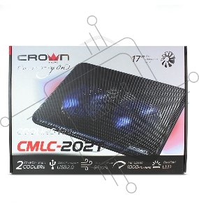 Подставка для ноутбука CROWN CMLC-202T black (для ноутбуков до 17
