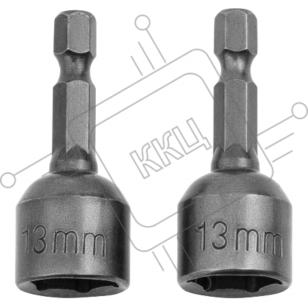 Биты с торцевыми головками 13x45 мм, 2 шт.// Matrix